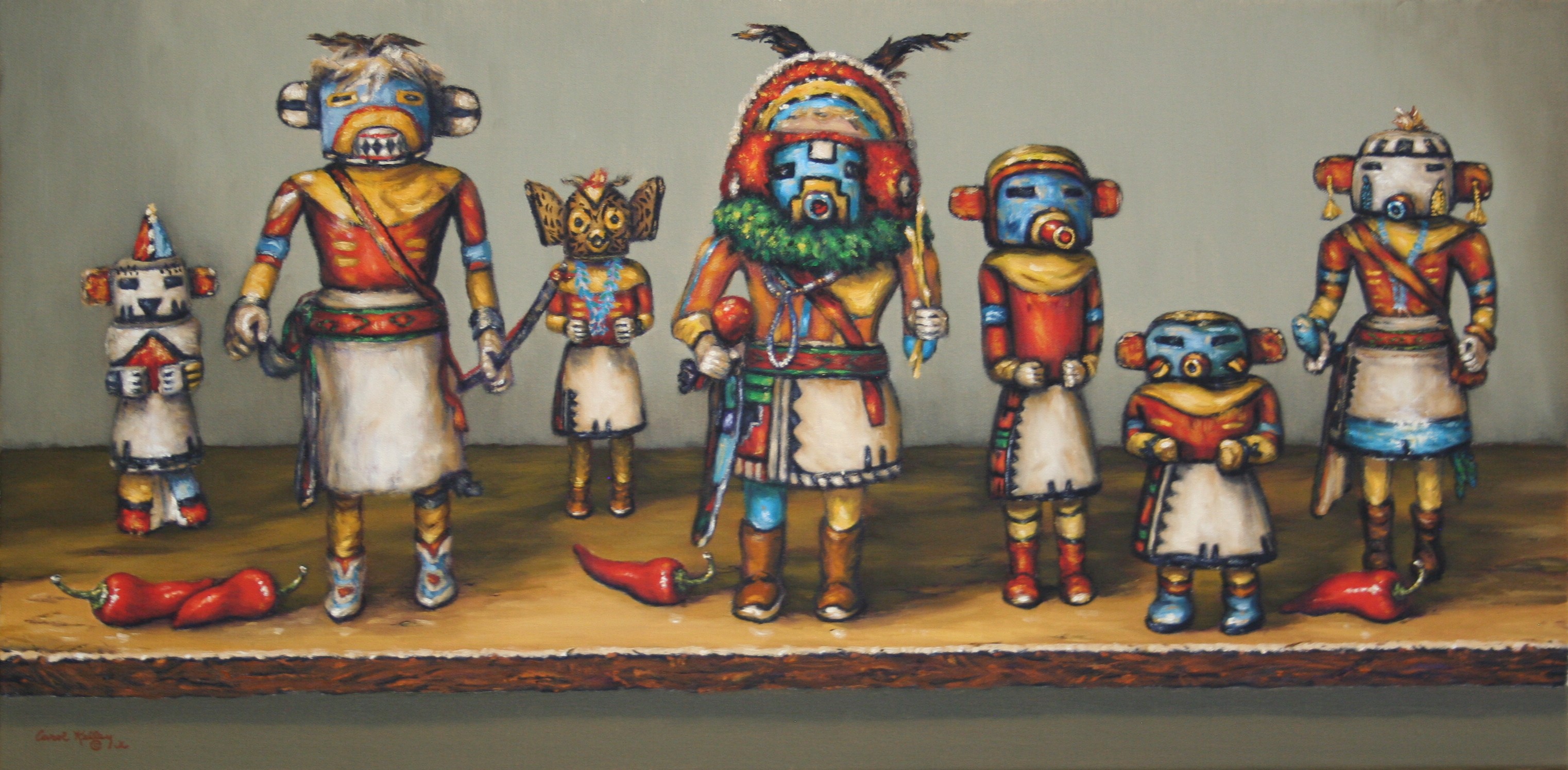 Hopi Kachina Dolls.